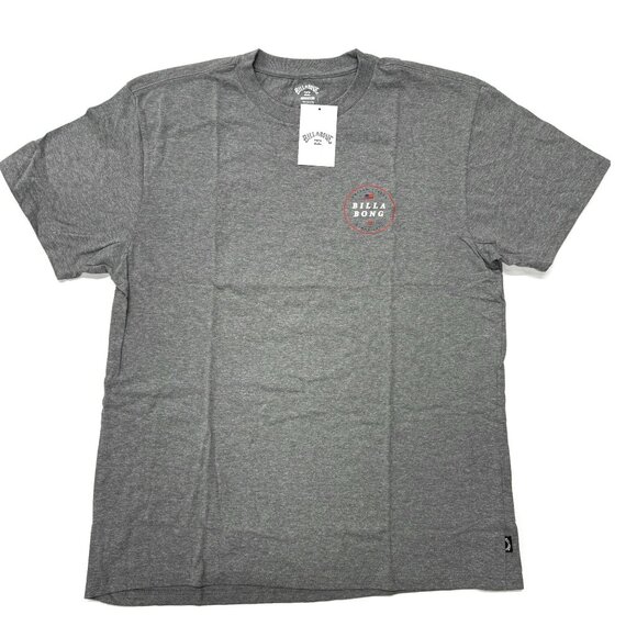 Billabong T-Shirt Mens Medium or Large Gray USA Flag Surf Short Sleeve Graphic - Picture 9 of 15